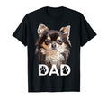 Chihuahua Long Haired Dad Funny Father T-Shirt - Novelty Apparel Men Women - T-Shirt, Sweatshirt, Hoodie