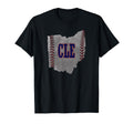 Cleveland Ohio Baseball Distressed T-Shirt - Fun Novelty Design Men Women - T-Shirt, Sweatshirt, Hoodie
