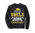 Proud Uncle 2026 Class Master Sweatshirt - Unique Graphic for Adults - T-Shirt, Sweatshirt, Hoodie