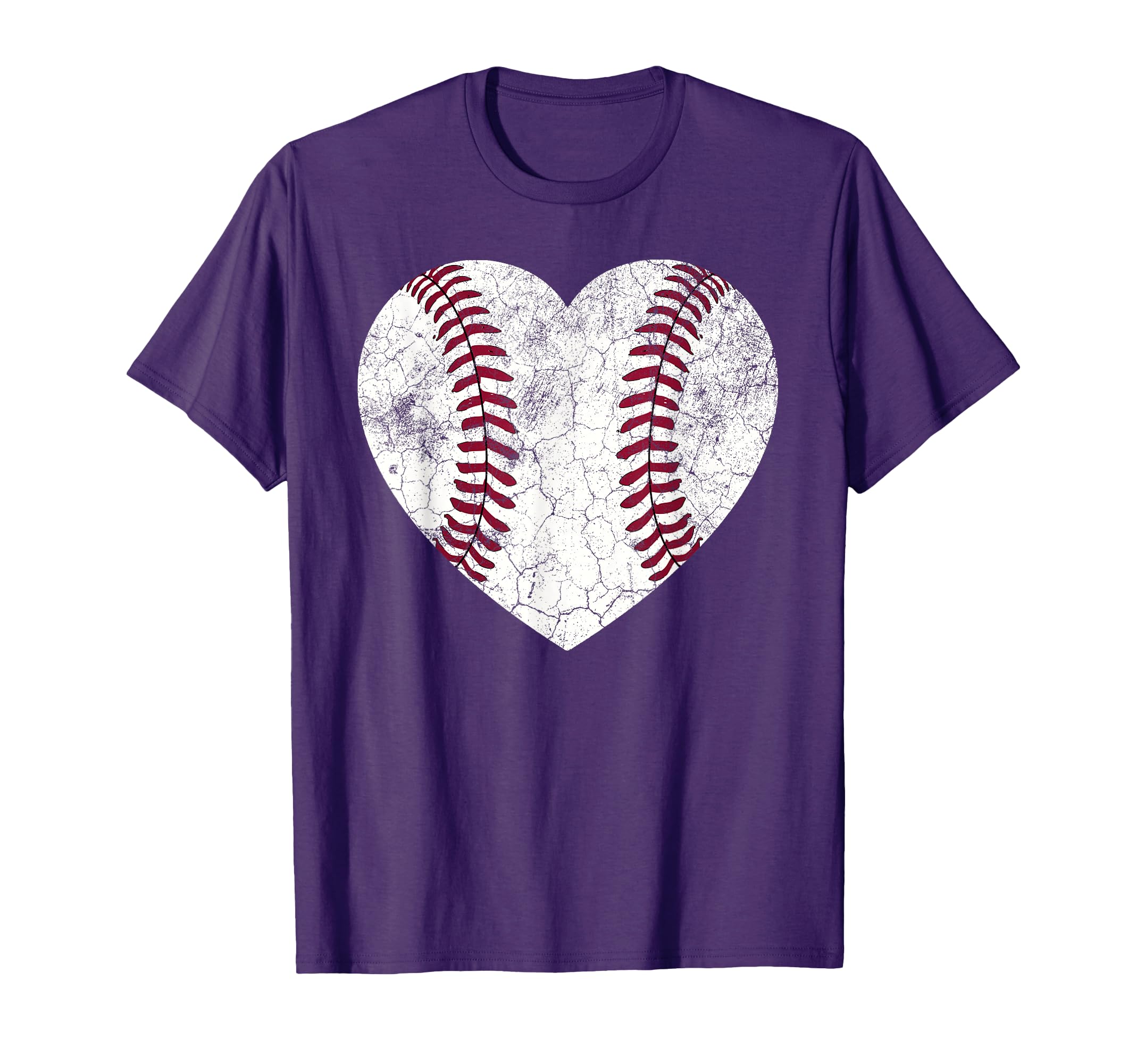 Baseball Heart Fun Mom Dad Softball Gift T-Shirt - Streetwear Style Unisex - T-Shirt, Sweatshirt, Hoodie