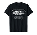 Mens Dad To Be June 2018 New Daddy Gift T-Shirt - Trendy Graphic Men Women - T-Shirt, Sweatshirt, Hoodie