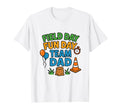 Field Day Fun Day Team Dad Colorful T-Shirt - Custom Art Print for Adults - T-Shirt, Sweatshirt, Hoodie