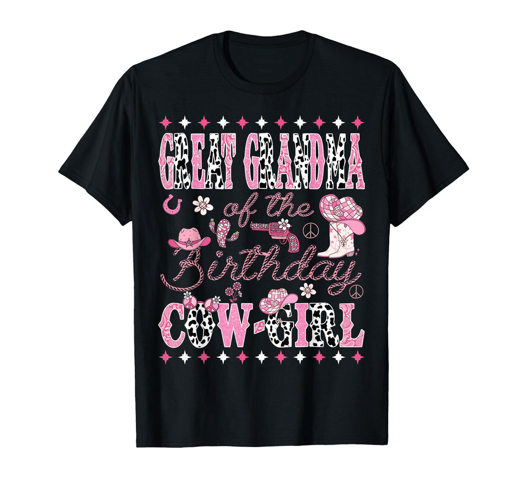Great Grandma Birthday Cow Rodeo T-Shirt - Fun Novelty Design for Adults - T-Shirt, Sweatshirt, Hoodie
