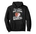 Im Mom Busy Raising Ballers Baseball Hoodie - Aesthetic Graphic for Adults - T-Shirt, Sweatshirt, Hoodie