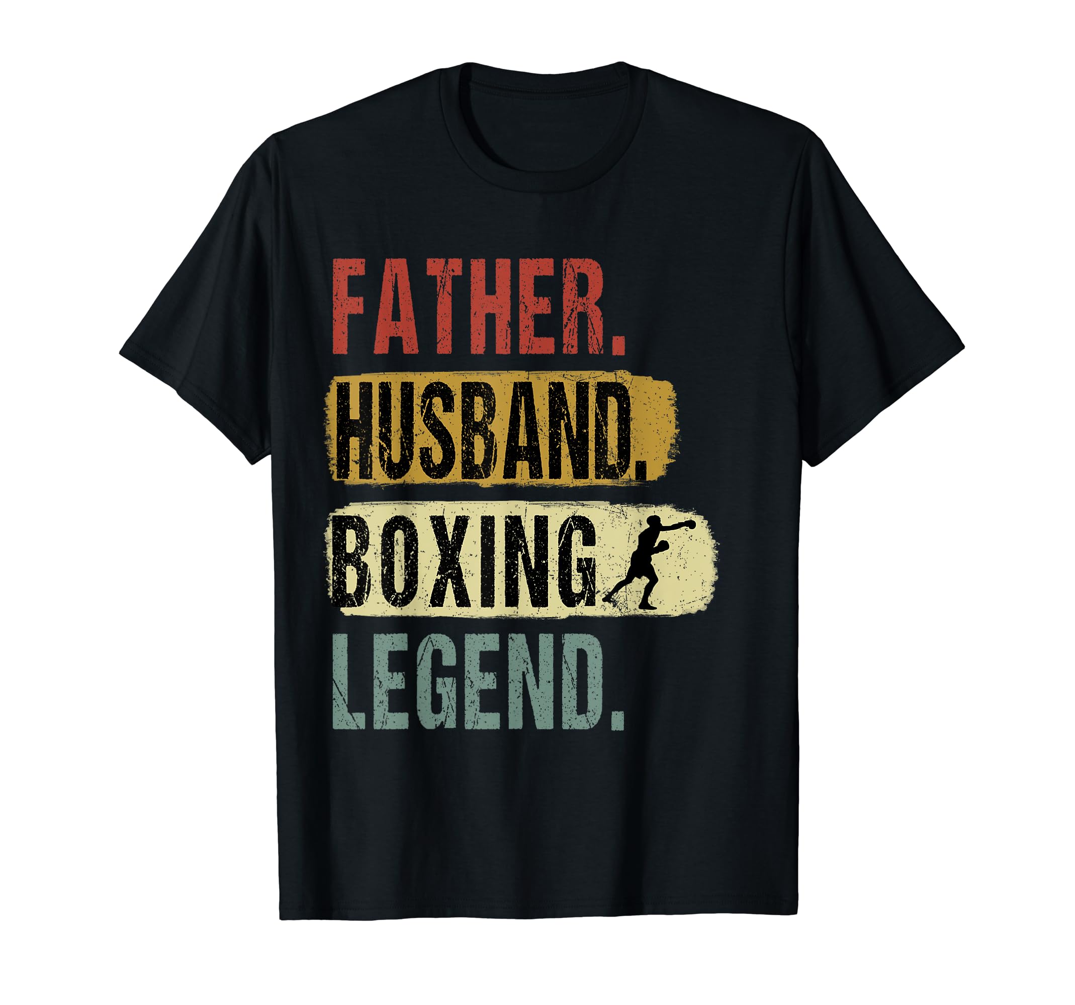 Father Husband Boxing Legend Boxing T-Shirt - Custom Art Print Men Women - T-Shirt, Sweatshirt, Hoodie