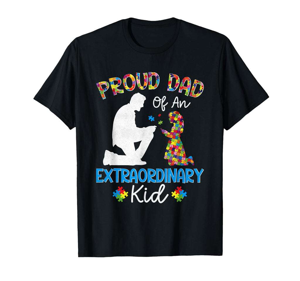 Autism Awareness Father Autistic T-Shirt - Novelty Apparel for Adults - T-Shirt, Sweatshirt, Hoodie