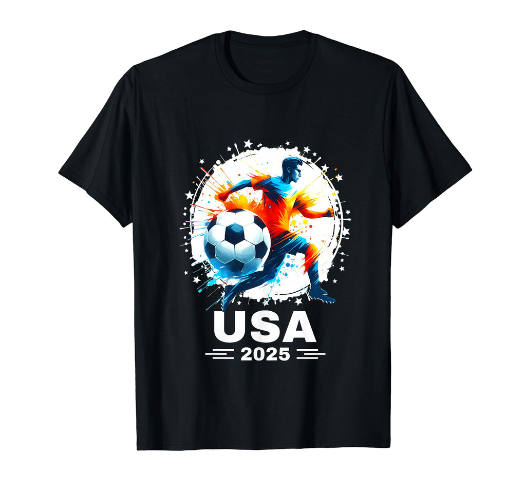 Soccer Ball Soccer Ball Flag 2025 T-Shirt - Fun Novelty Design Men Women - T-Shirt, Sweatshirt, Hoodie