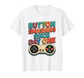 Button Smashing Since Day One Gamer Dads T-Shirt - Unique Graphic Unisex - T-Shirt, Sweatshirt, Hoodie