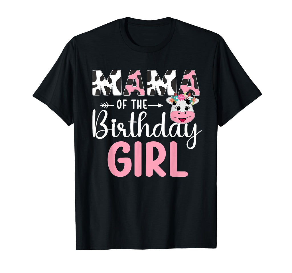Mama Birthday Farm Cow 1 St Birthday T-Shirt - Aesthetic Graphic Unisex - T-Shirt, Sweatshirt, Hoodie