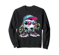 Soccer Ball Melting Ice Cream Drip Sweatshirt - Novelty Apparel for Adults - T-Shirt, Sweatshirt, Hoodie