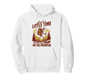 Skeleton Hiker Spent Little Time Hoodie - Aesthetic Graphic Unisex - T-Shirt, Sweatshirt, Hoodie