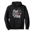 Reel Fish Fisher Mom Bass Fishing Hoodie - Fun Novelty Design Men Women - T-Shirt, Sweatshirt, Hoodie