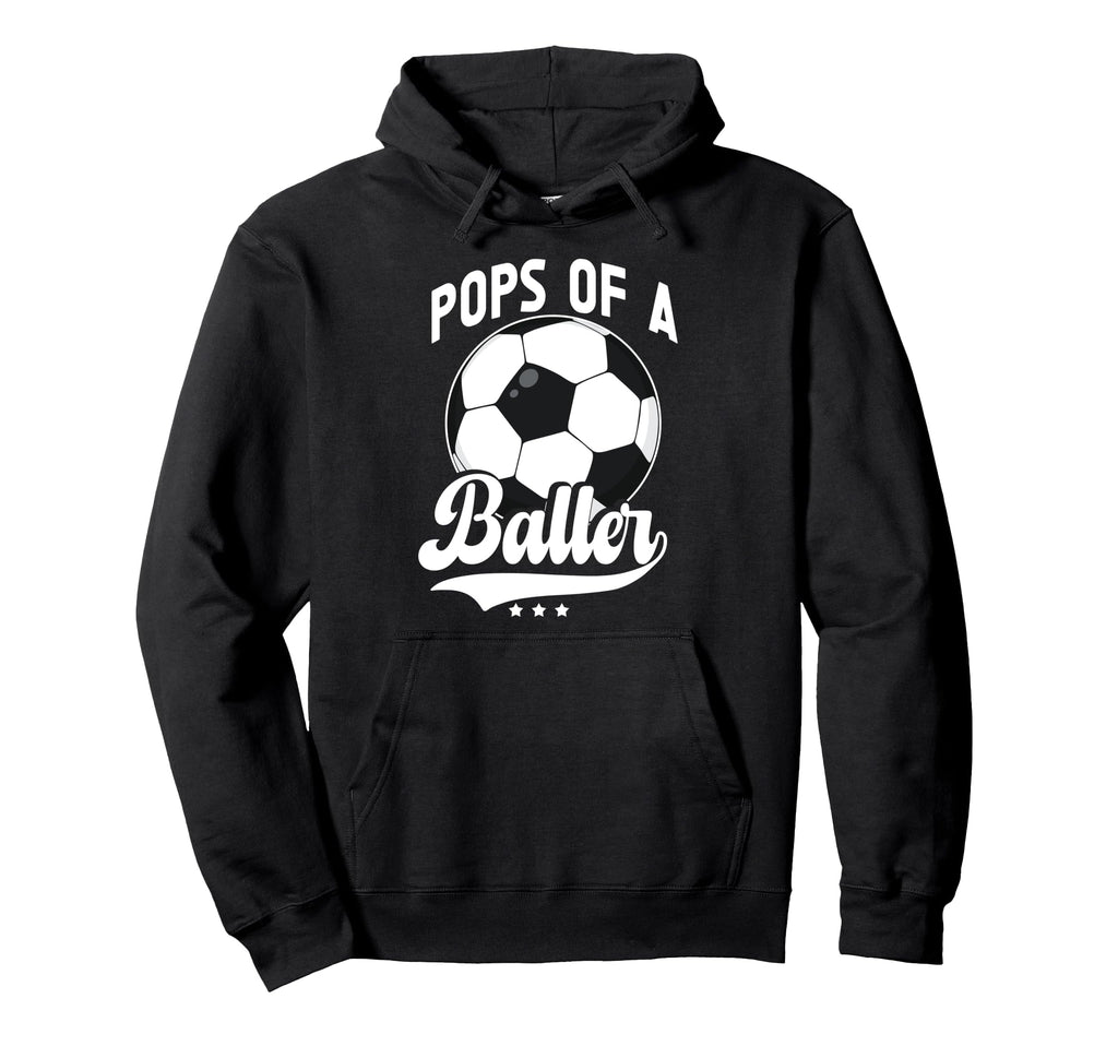 Pops Baller Soccer Pops Soccer Player Hoodie - Minimalist Print Men Women - T-Shirt, Sweatshirt, Hoodie