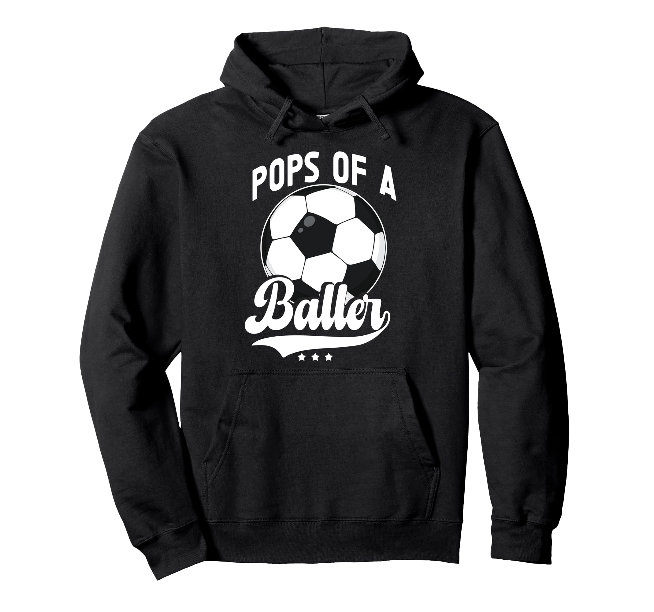 Pops Baller Soccer Pops Soccer Player Hoodie - Minimalist Print Men Women - T-Shirt, Sweatshirt, Hoodie