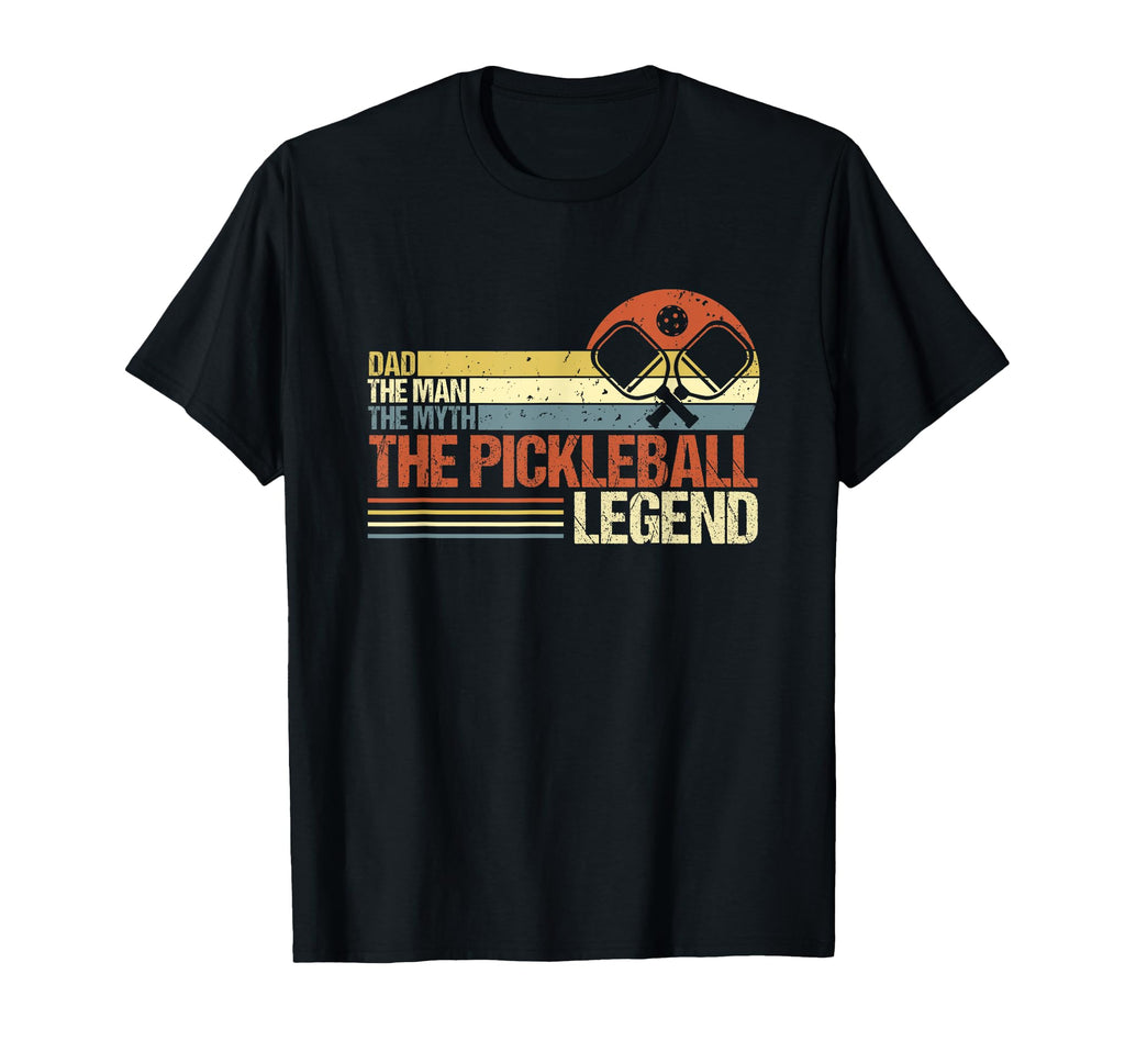 Pickleball Dad Myth Legend T-Shirt - Minimalist Print Unisex - T-Shirt, Sweatshirt, Hoodie