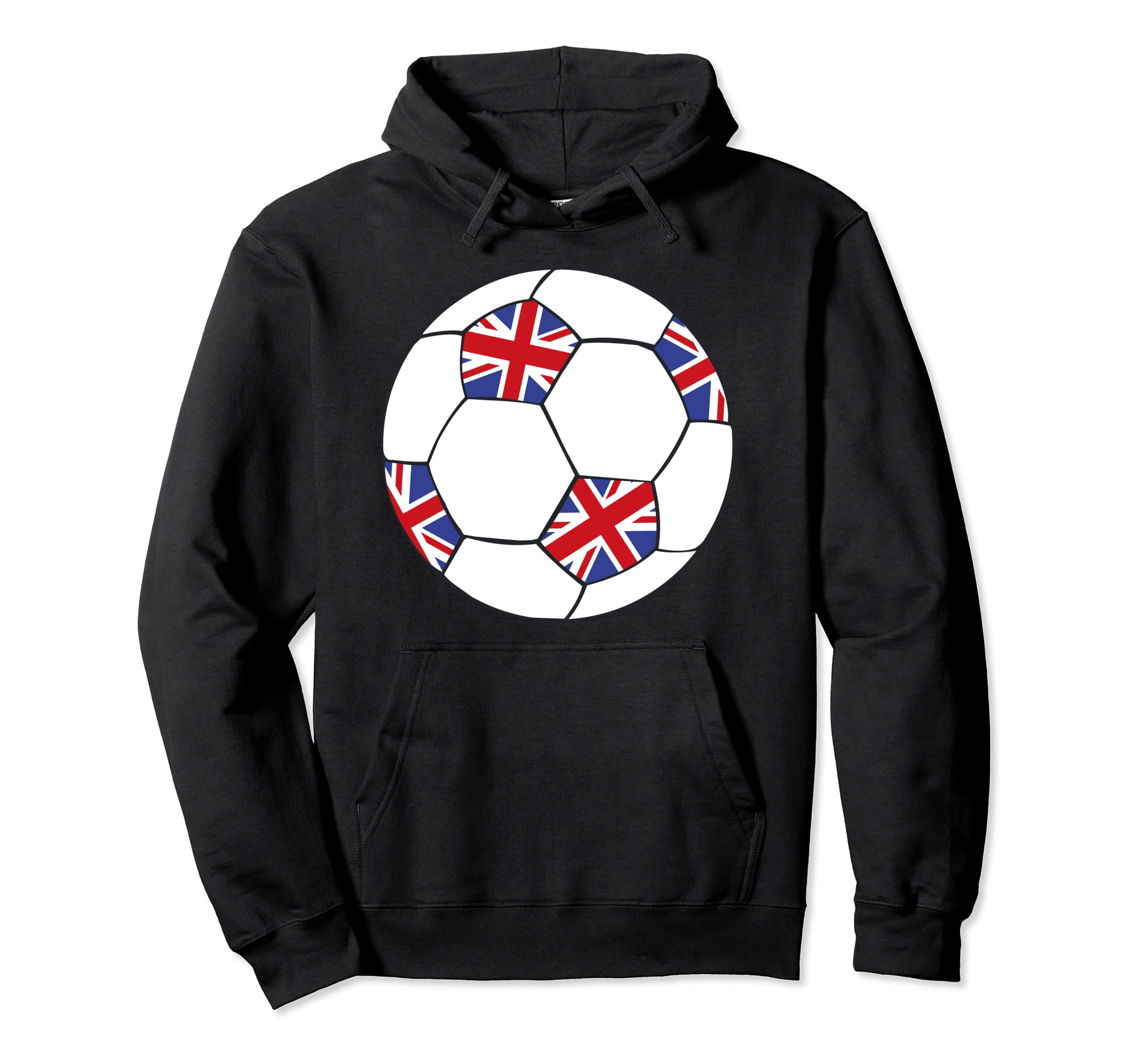 British Football Soccer London King Hoodie - Casual Everyday Wear Unisex - T-Shirt, Sweatshirt, Hoodie