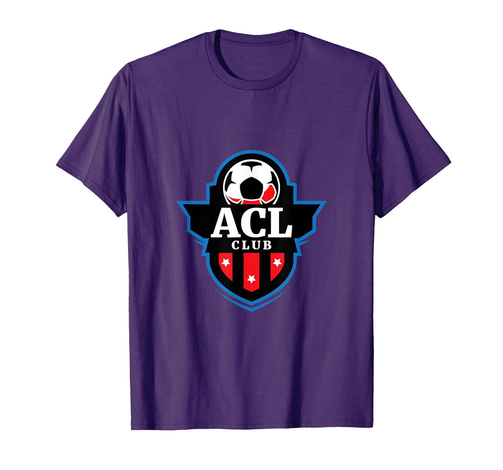 Torn Acl Club Knee Surgery Soccer Sports T-Shirt - Graphic Print Men Women - T-Shirt, Sweatshirt, Hoodie