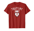 10 Thats My Baseball Number Baseball T-Shirt - Aesthetic Graphic Unisex - T-Shirt, Sweatshirt, Hoodie