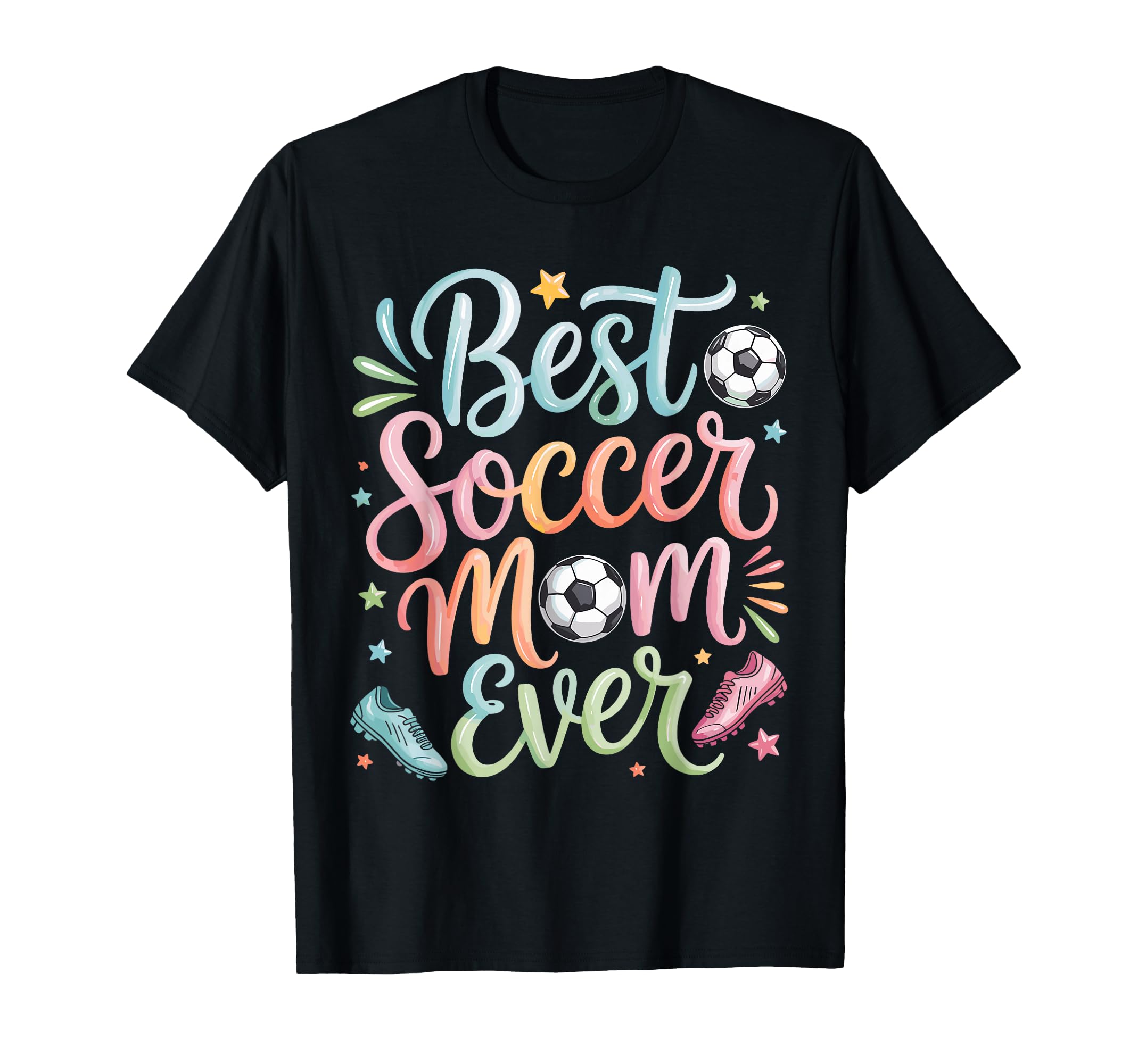 Soccer Game Lover Mom Mothers Day T-Shirt - Graphic Print Unisex - T-Shirt, Sweatshirt, Hoodie