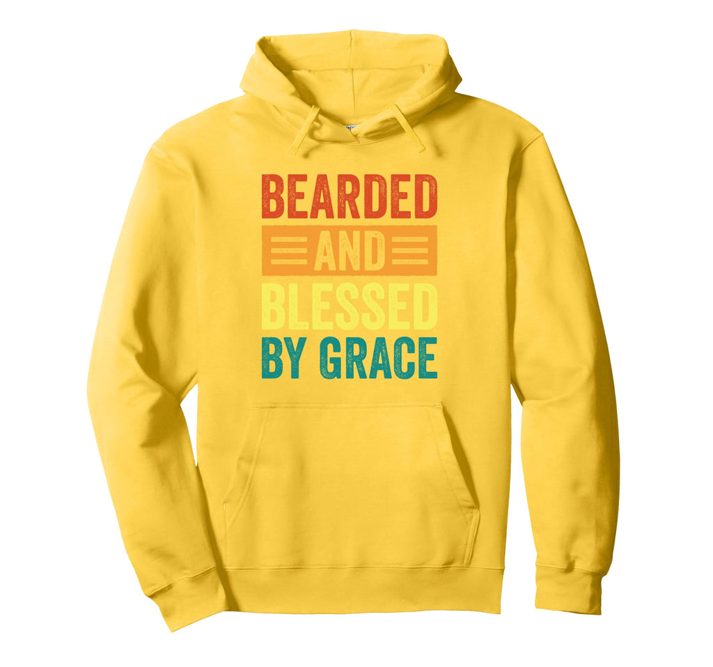 Bearded And Blessed Dog Lover Hoodie - Minimalist Print for Adults - T-Shirt, Sweatshirt, Hoodie