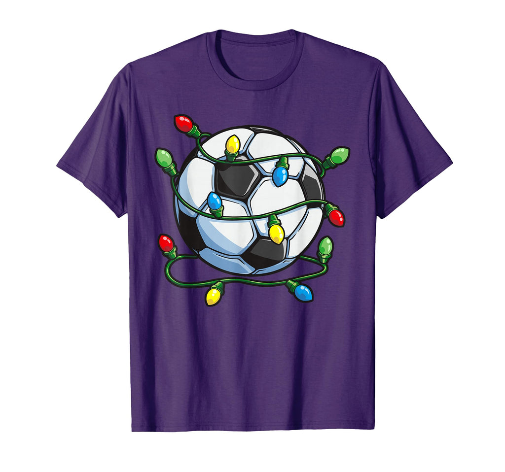 Soccer Ball Lights Funny Sport T-Shirt - Graphic Print Men Women - T-Shirt, Sweatshirt, Hoodie