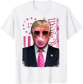 Donald Trump Pink Bubblegum Satire Pop Art with USA - Adult & Kids T-Shirts, Sweatshirts & Hoodies apparel design preview 1