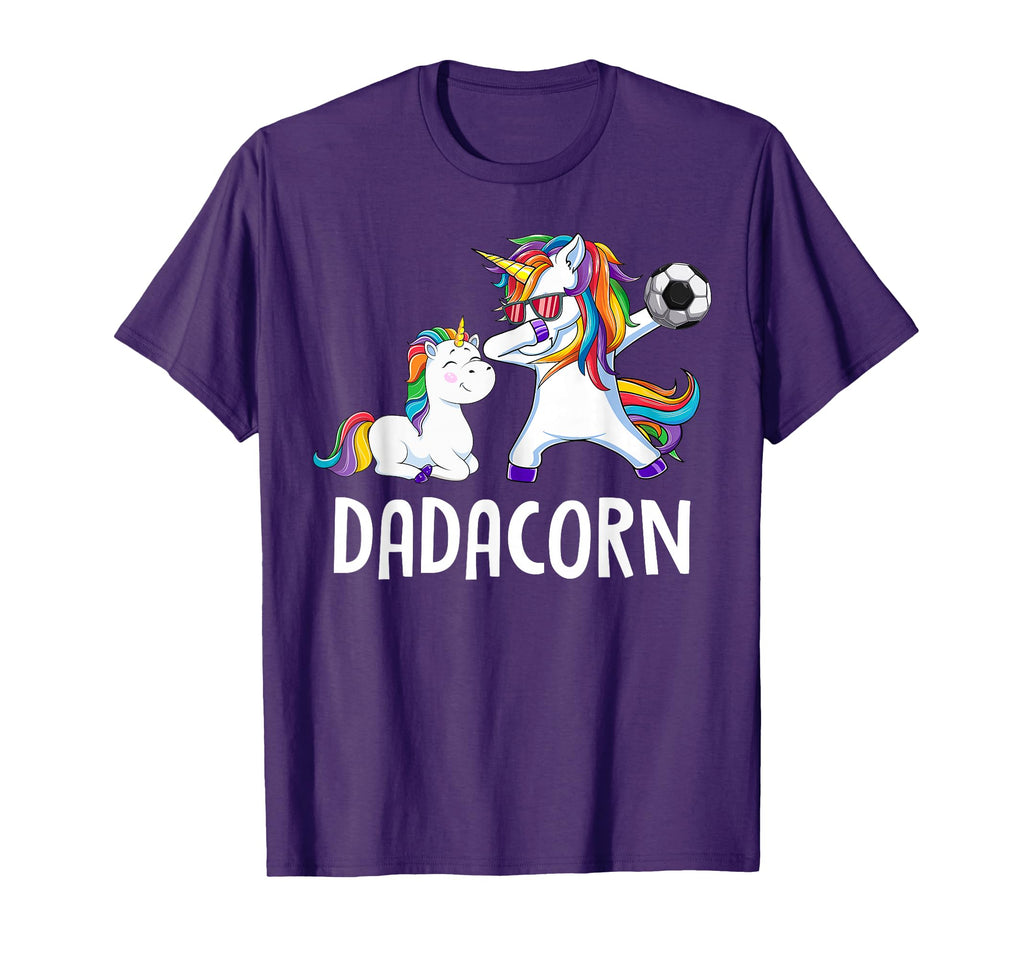 Dadacorn Soccer Dad Unicorn Soccer T-Shirt - Custom Art Print for Adults - T-Shirt, Sweatshirt, Hoodie