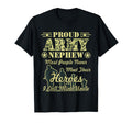 Proud Army Nephew T Shirts T-Shirt - Minimalist Print Men Women - T-Shirt, Sweatshirt, Hoodie