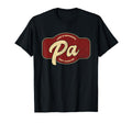 Pa Grandpa Modern Black T-Shirt - Unique Graphic Unisex - T-Shirt, Sweatshirt, Hoodie