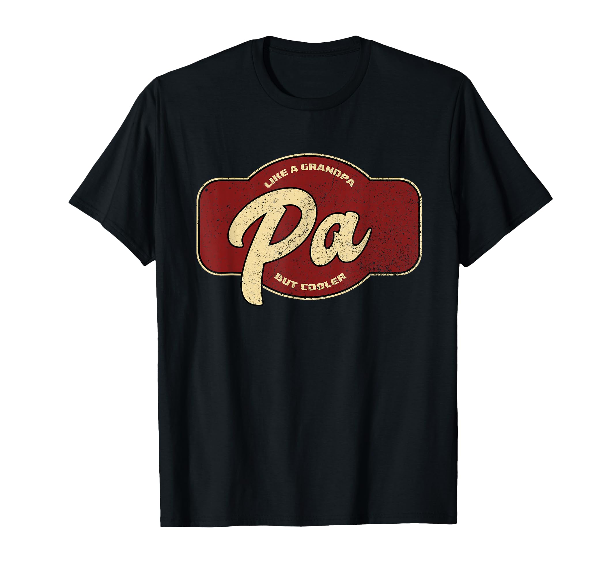 Pa Grandpa Modern Black T-Shirt - Unique Graphic Unisex - T-Shirt, Sweatshirt, Hoodie