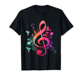 Musical Instrument Treble Clef Bird T-Shirt - Fun Novelty Design Men Women - T-Shirt, Sweatshirt, Hoodie