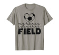 My Heart Is That Field Soccer Mom T-Shirt - Trendy Graphic for Adults - T-Shirt, Sweatshirt, Hoodie
