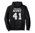 Number 41 Custom Proud Soccer Futbol Hoodie - Custom Art Print Men Women - T-Shirt, Sweatshirt, Hoodie