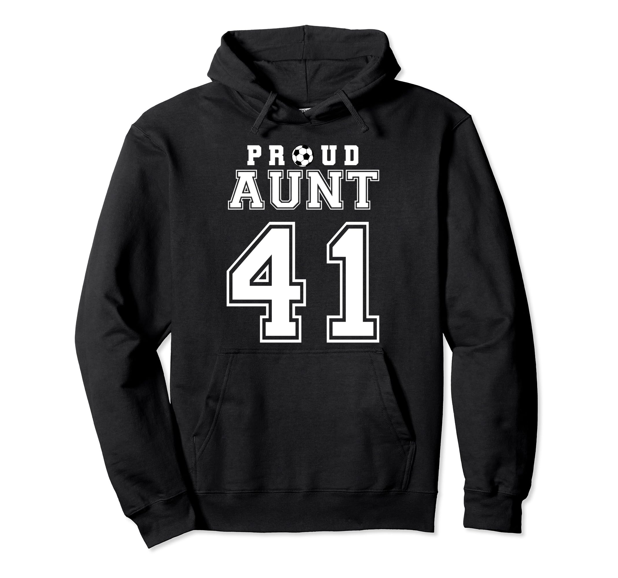 Number 41 Custom Proud Soccer Futbol Hoodie - Custom Art Print Men Women - T-Shirt, Sweatshirt, Hoodie