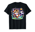 Soccer Player Tiger Cub Kicking Soccer T-Shirt - Custom Art Print Unisex - T-Shirt, Sweatshirt, Hoodie