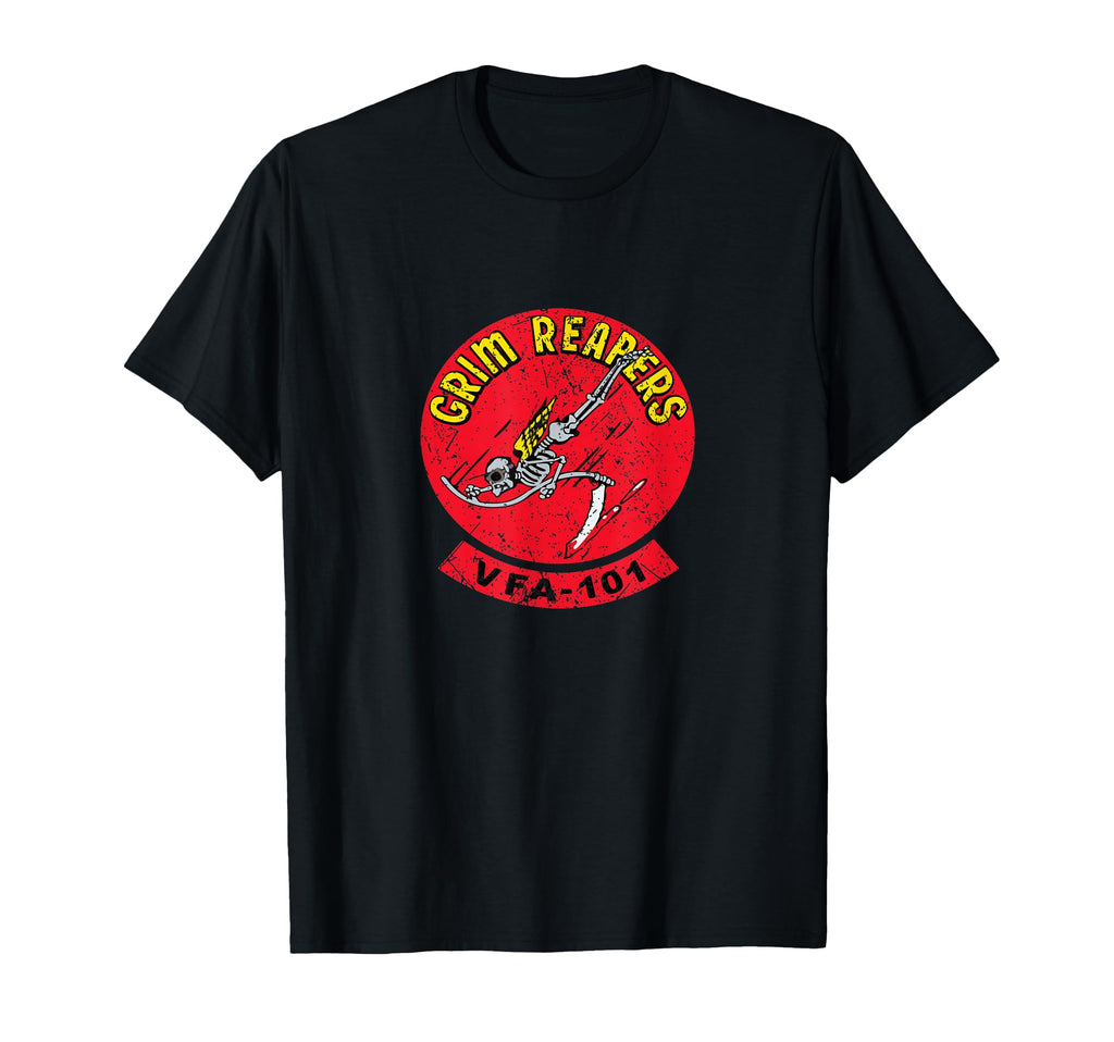 Vfa 101 Grim Reapers Squadron T-Shirt - Casual Everyday Wear for Adults - T-Shirt, Sweatshirt, Hoodie