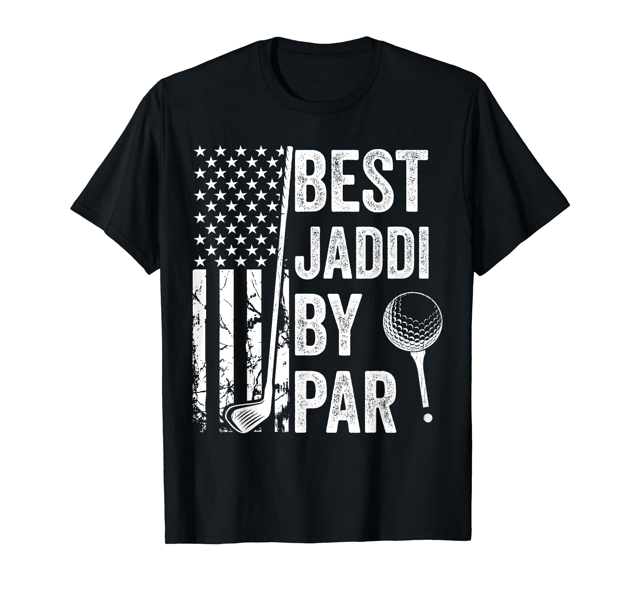 Best Jaddi Par Usa Flag Golf Fathers T-Shirt - Aesthetic Graphic Men Women - T-Shirt, Sweatshirt, Hoodie