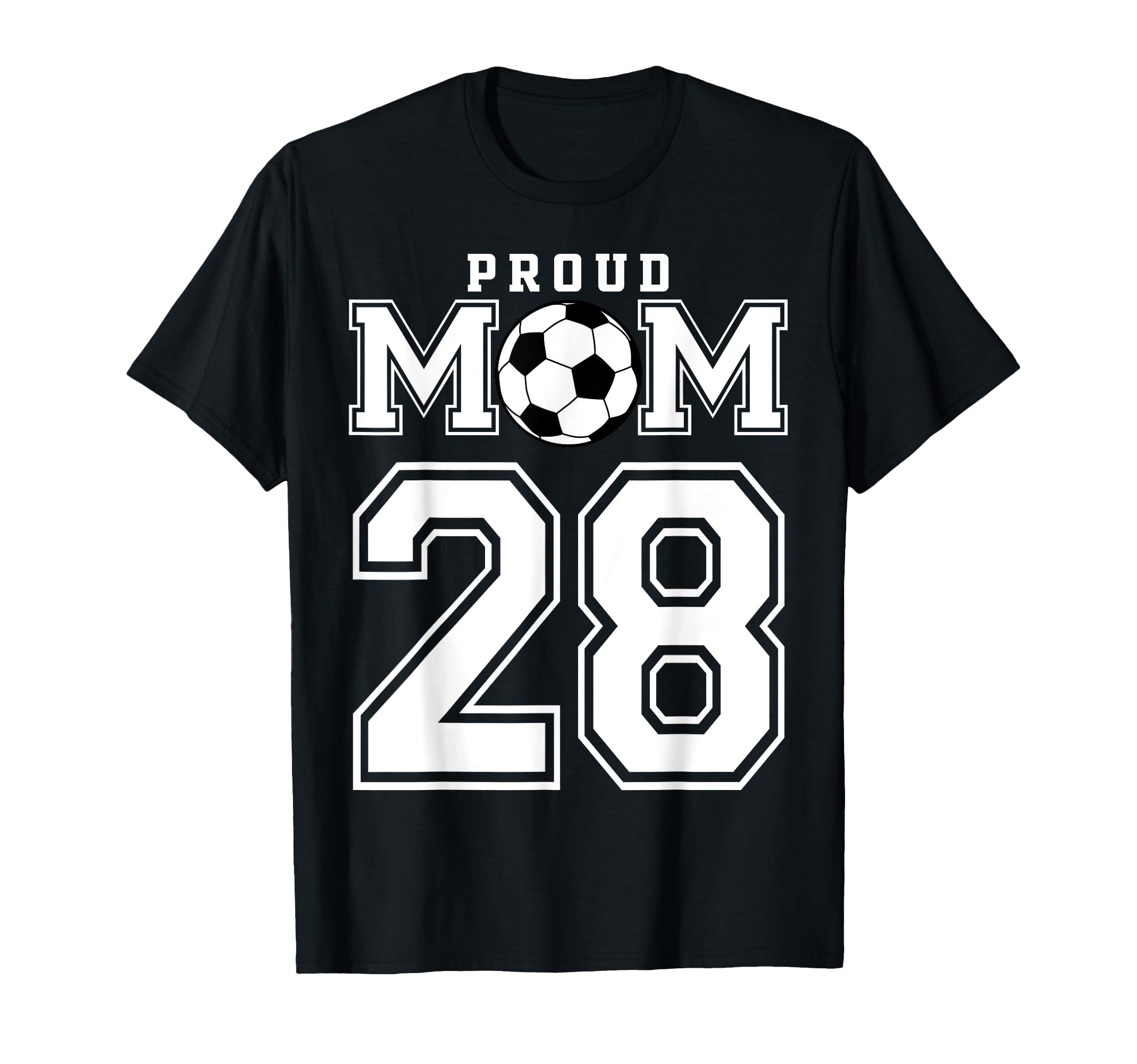 Number 28 Custom Proud Soccer T-Shirt - Aesthetic Graphic for Adults - T-Shirt, Sweatshirt, Hoodie