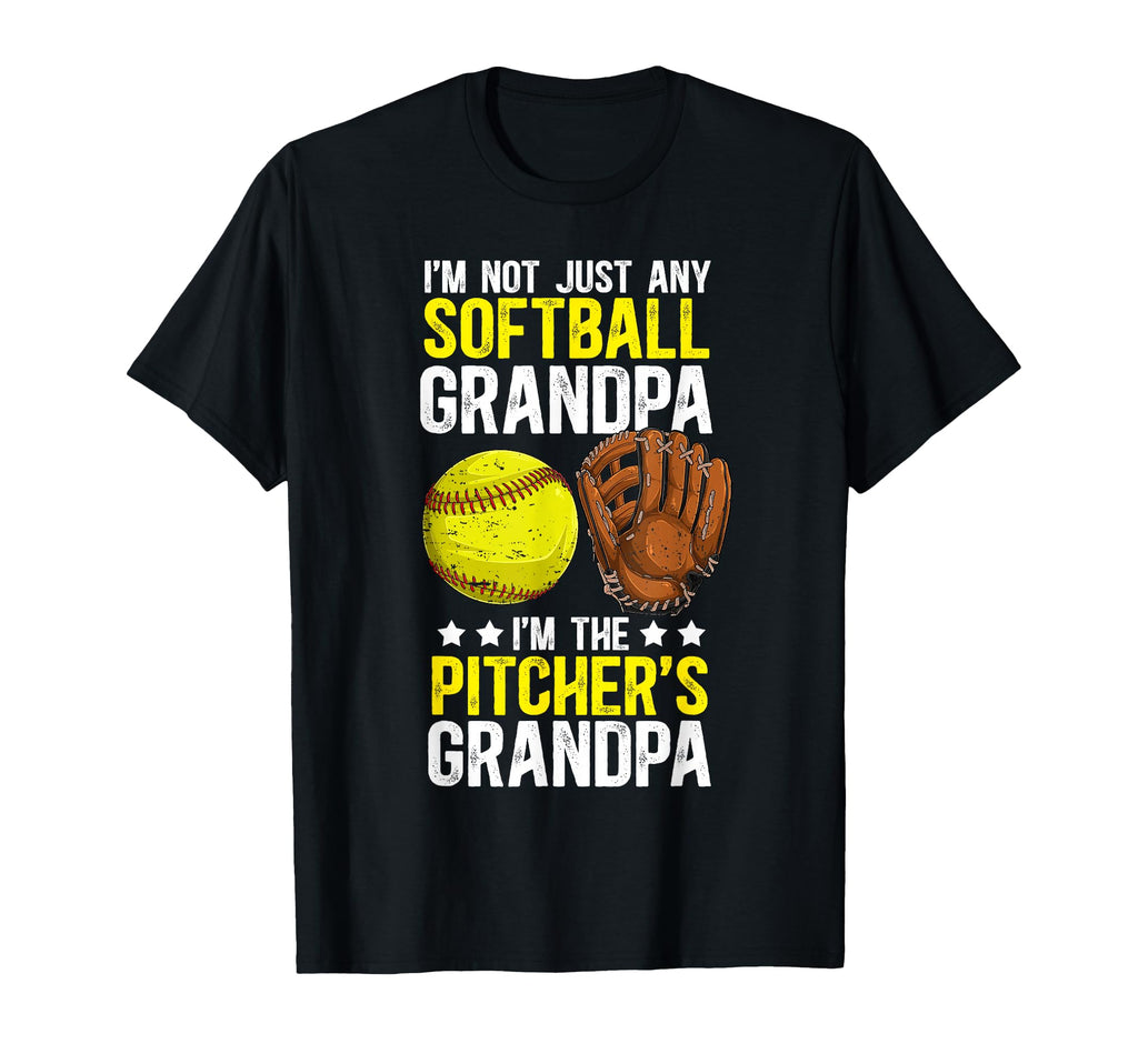 Im Softball Pitcher Grandpa Softball T-Shirt - Unique Graphic for Adults - T-Shirt, Sweatshirt, Hoodie