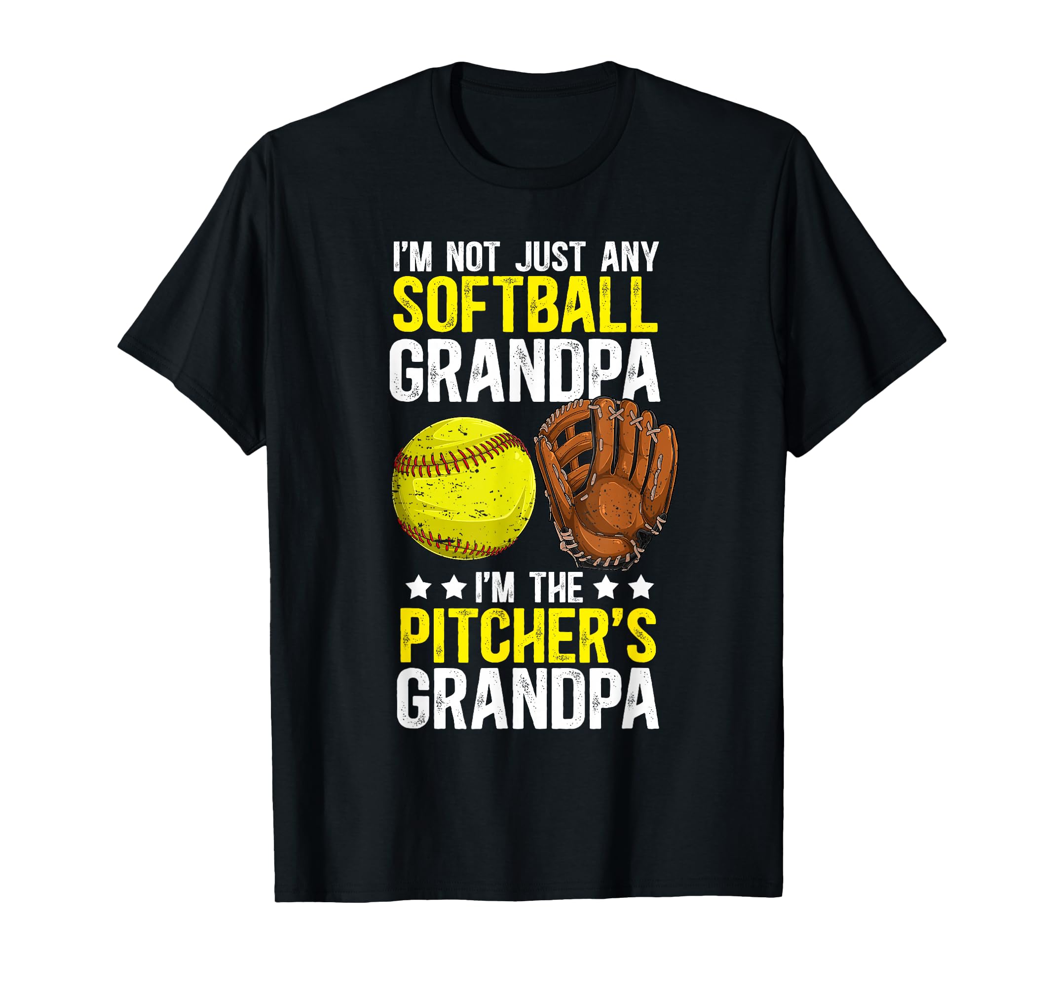 Im Softball Pitcher Grandpa Softball T-Shirt - Unique Graphic for Adults - T-Shirt, Sweatshirt, Hoodie
