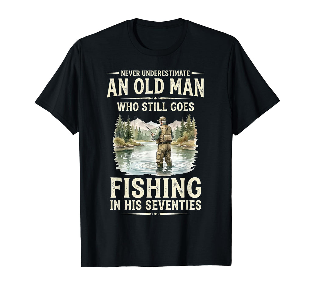 Never Underestimate Old Who Goes T-Shirt - Novelty Apparel Men Women - T-Shirt, Sweatshirt, Hoodie