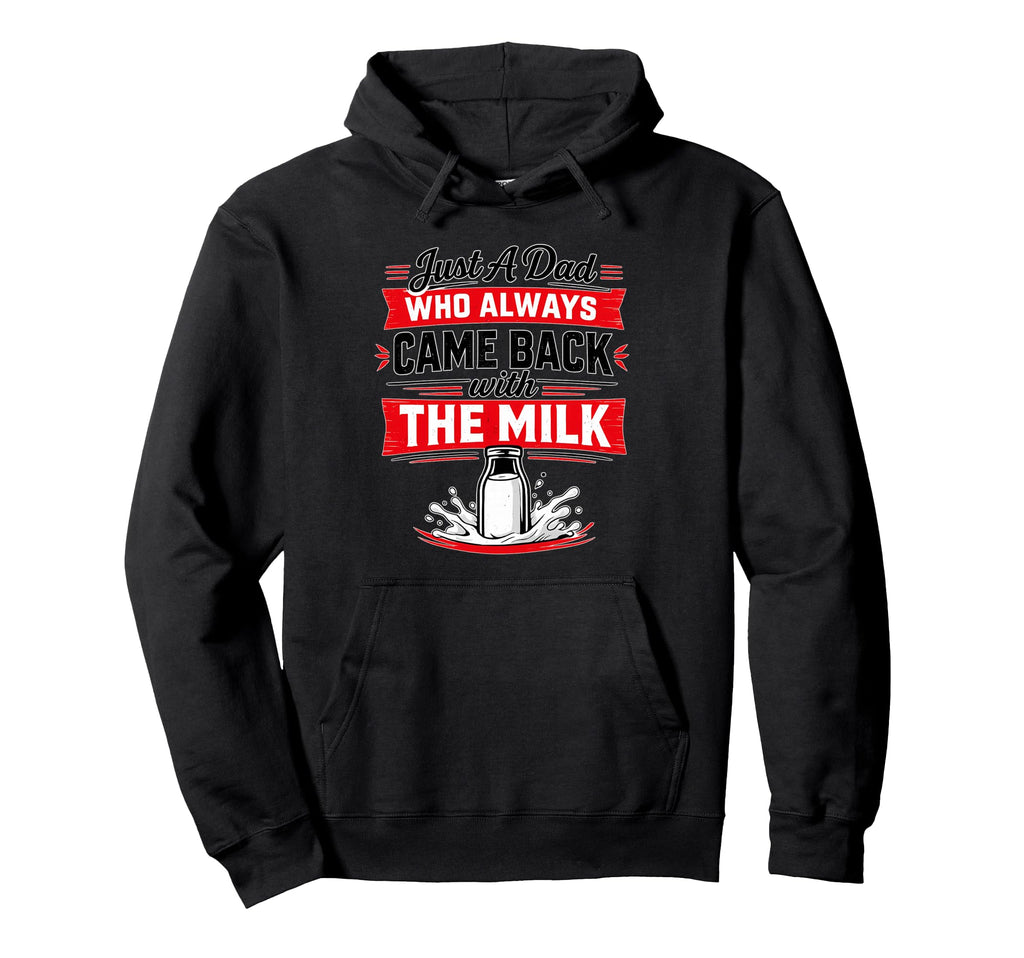 Dad Bigfoot Milk Joke Hoodie - Custom Art Print Unisex - T-Shirt, Sweatshirt, Hoodie