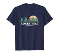 Rocky Hill Ct Throwback 70S T-Shirt - Minimalist Print for Adults - T-Shirt, Sweatshirt, Hoodie