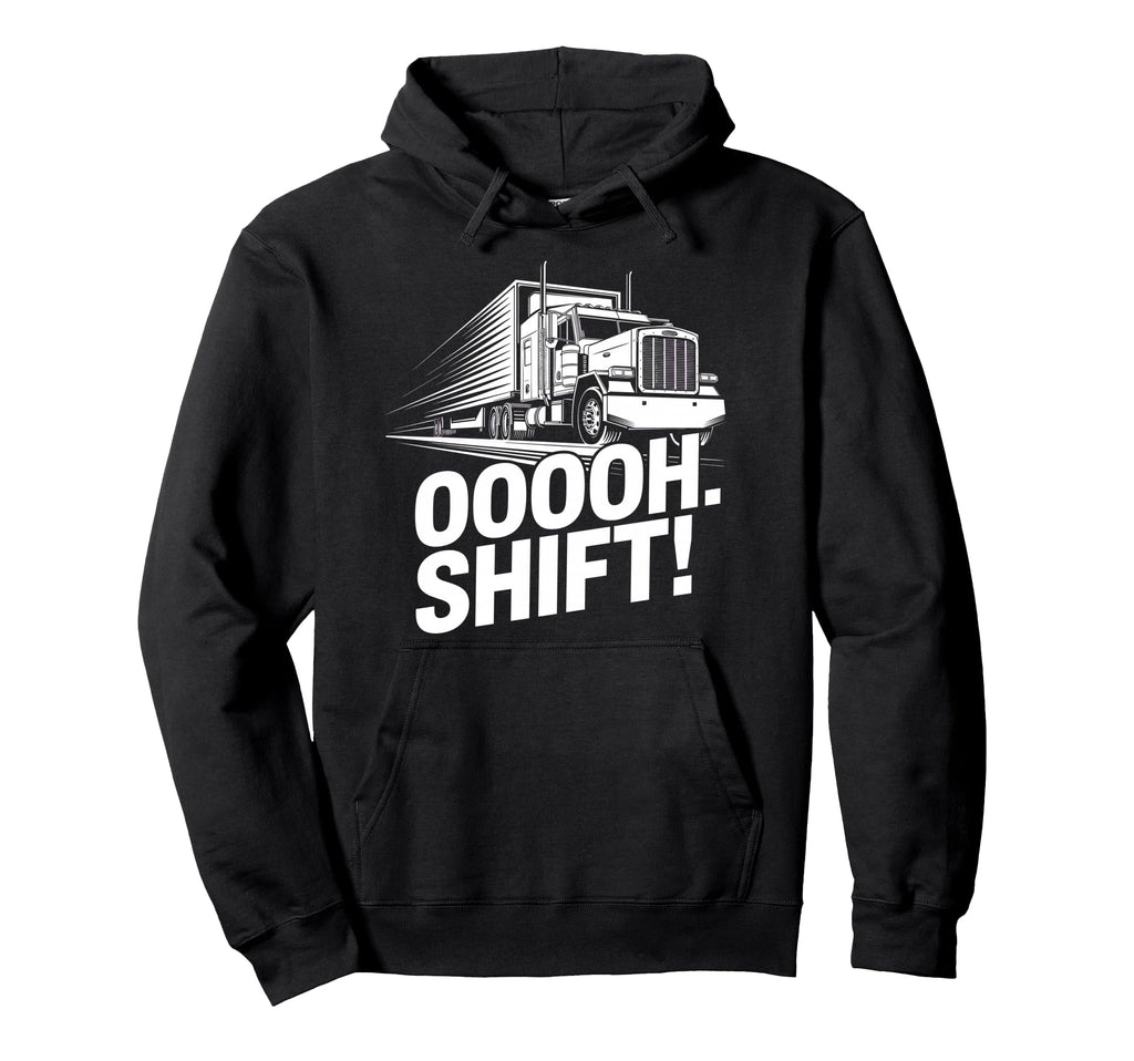Funny Trucker Art Big Rig Trucker Truck Hoodie - Graphic Print Unisex - T-Shirt, Sweatshirt, Hoodie