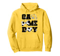 Soccer Game Day Bow And Heart Soccer Hoodie - Minimalist Print Men Women - T-Shirt, Sweatshirt, Hoodie