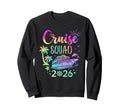 Tie Dye Cruise Squad 2026 Summer Sweatshirt - Custom Art Print Men Women - T-Shirt, Sweatshirt, Hoodie