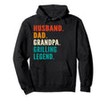 Funny Husband Dad Grandpa Grilling Legend Hoodie - Custom Art Print Unisex - T-Shirt, Sweatshirt, Hoodie