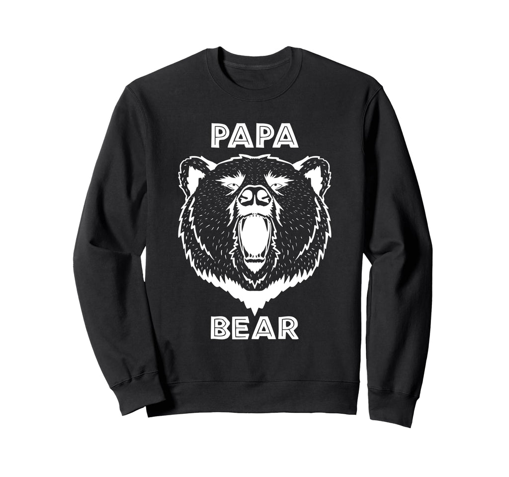 Papa Bear Sweatshirt - Aesthetic Graphic for Adults - T-Shirt, Sweatshirt, Hoodie