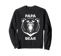 Papa Bear Sweatshirt - Aesthetic Graphic for Adults - T-Shirt, Sweatshirt, Hoodie
