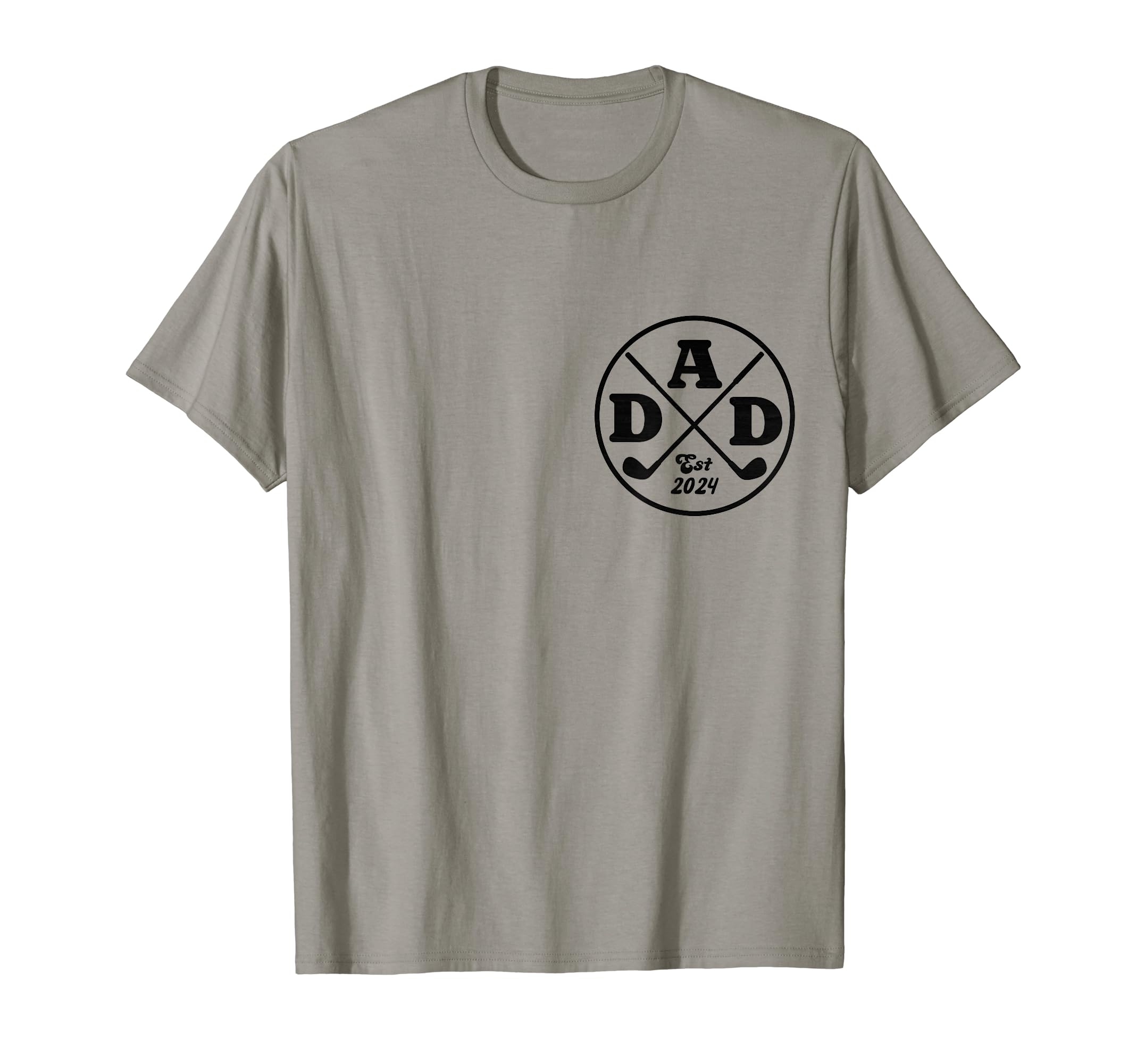 Dad Est 2024 Golf Fathers Day Golfing T-Shirt - Novelty Apparel Men Women - T-Shirt, Sweatshirt, Hoodie